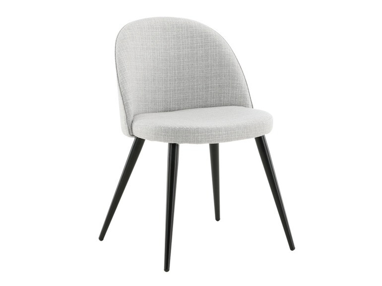 Ēdamistabas komplekts Dallas 1876 (Gaiši pelēks + Melns)