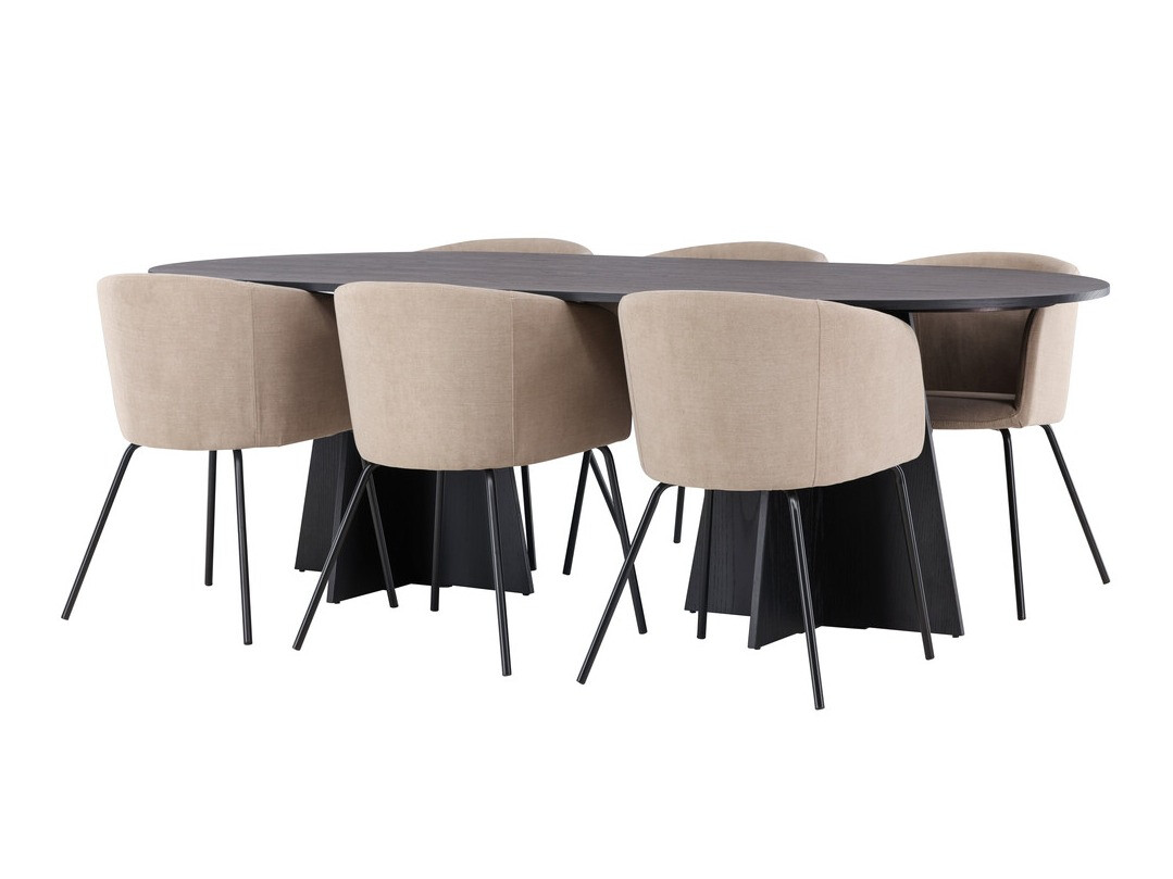 Ēdamistabas komplekts Dallas 4019 (Bēšs)