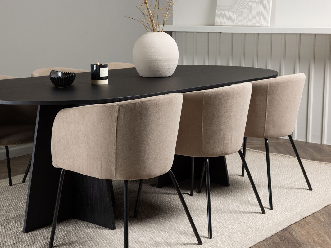 Ēdamistabas komplekts Dallas 4019 (Bēšs)