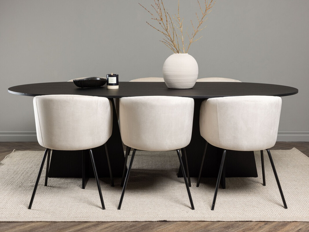 Ēdamistabas komplekts Dallas 4019 (Krēms)