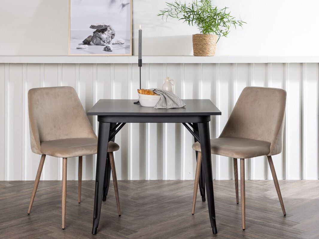 Ēdamistabas komplekts Dallas 4049 (Bēšs + Rieksts)