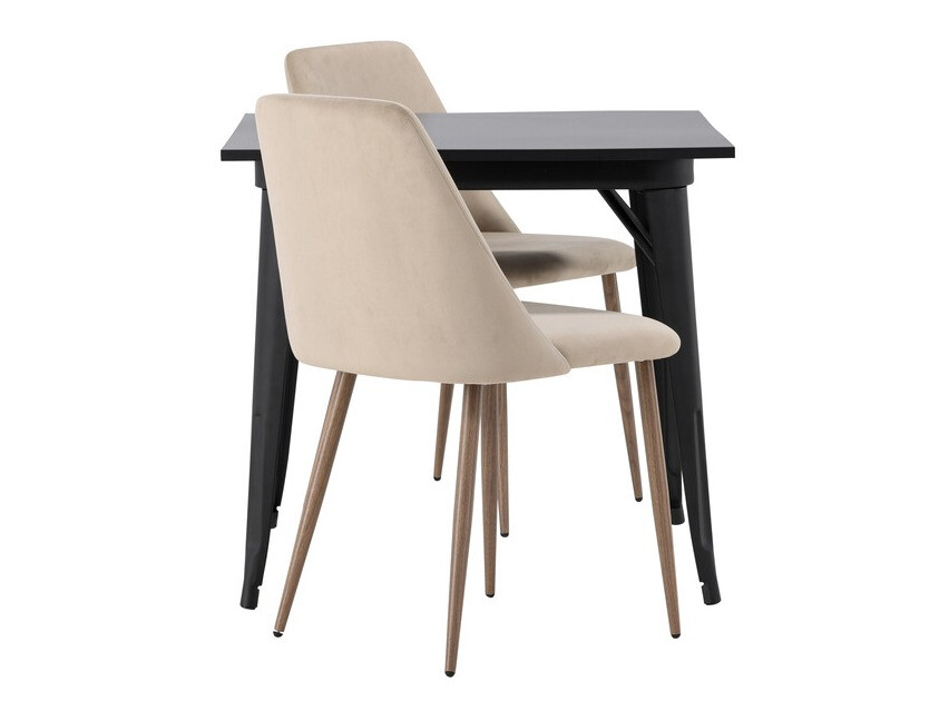 Ēdamistabas komplekts Dallas 4049 (Bēšs + Rieksts)