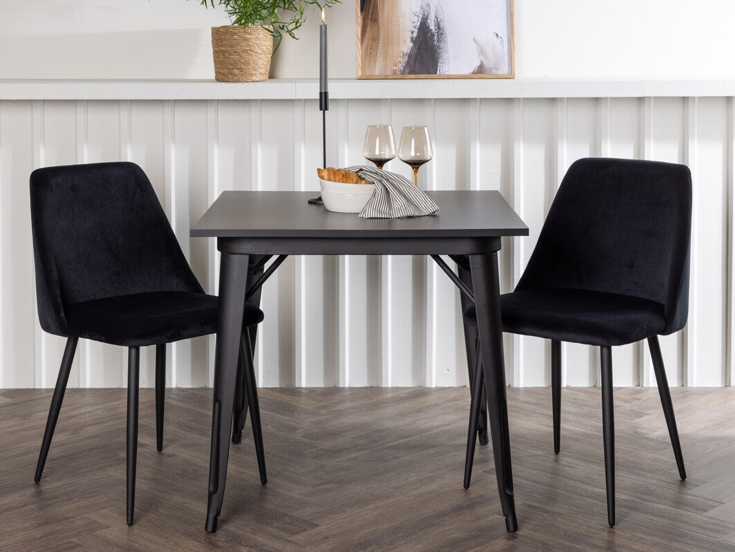 Ēdamistabas komplekts Dallas 4049 (Melns)