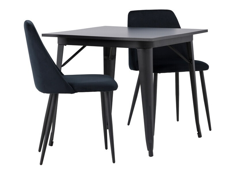 Ēdamistabas komplekts Dallas 4049 (Melns)