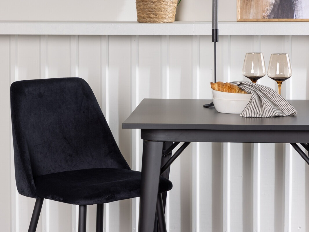 Ēdamistabas komplekts Dallas 4049 (Melns)