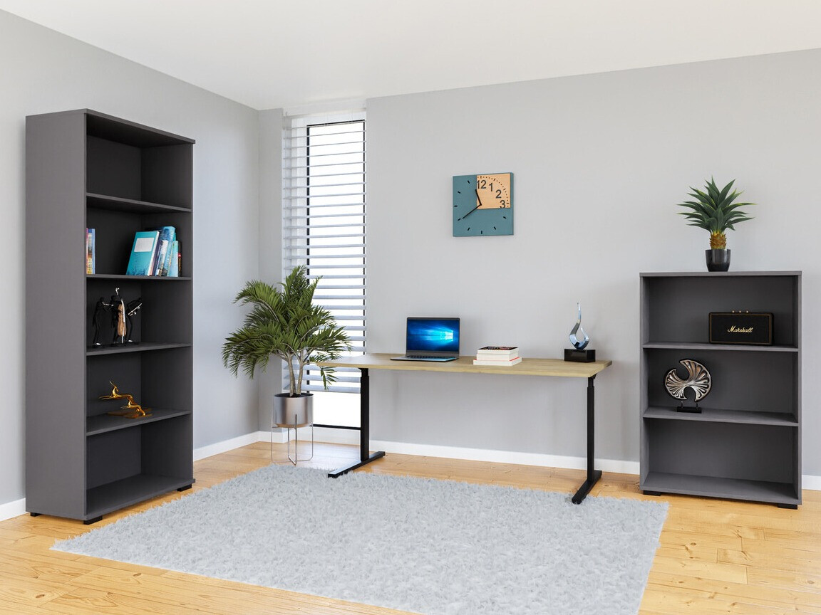 Комплект для домашнего офиса Lartesi 113 (Графит + Внук дуб)