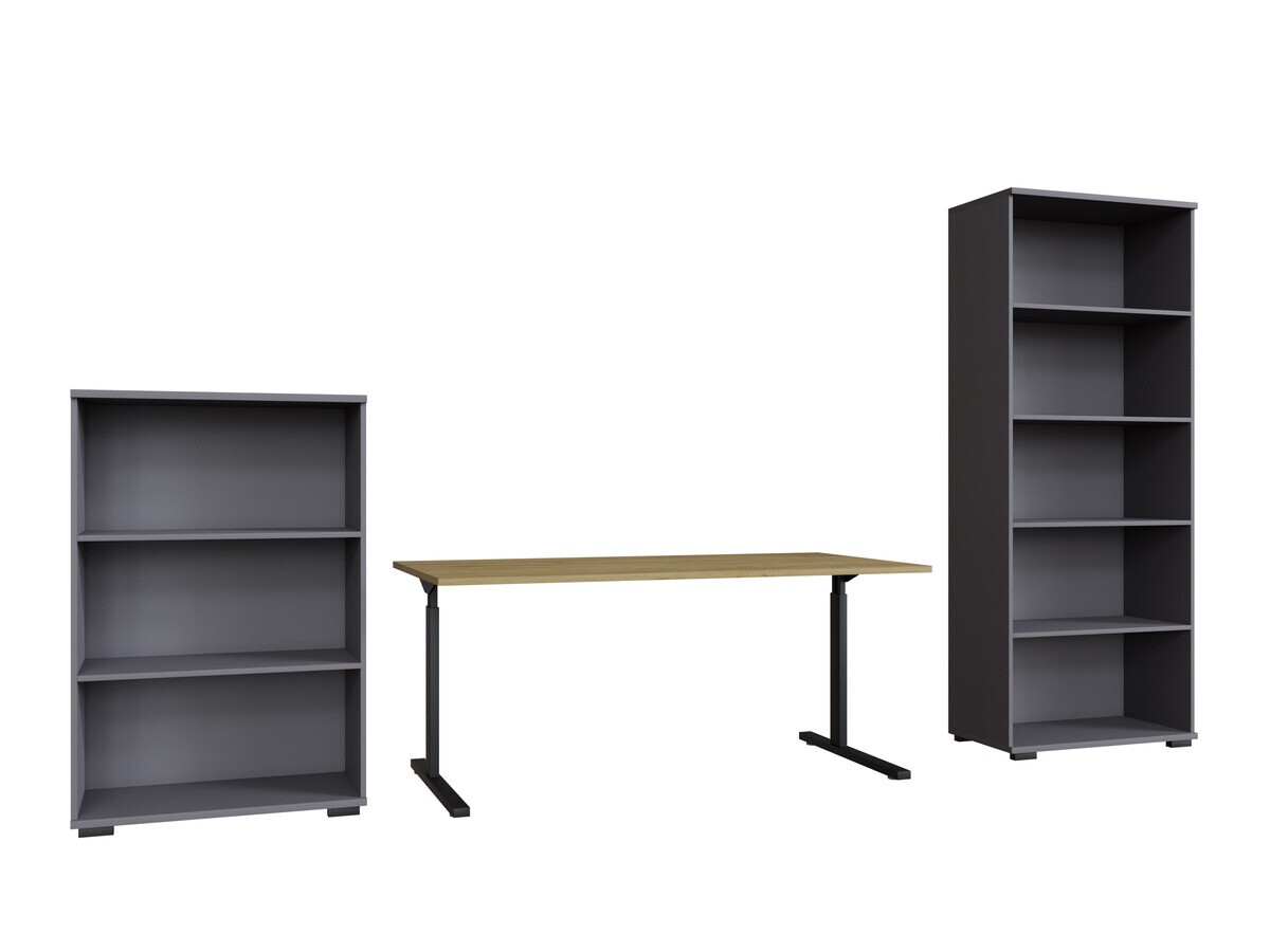 Mājas biroja komplekts Lartesi 113 (Grafīts + Grandson ozols)