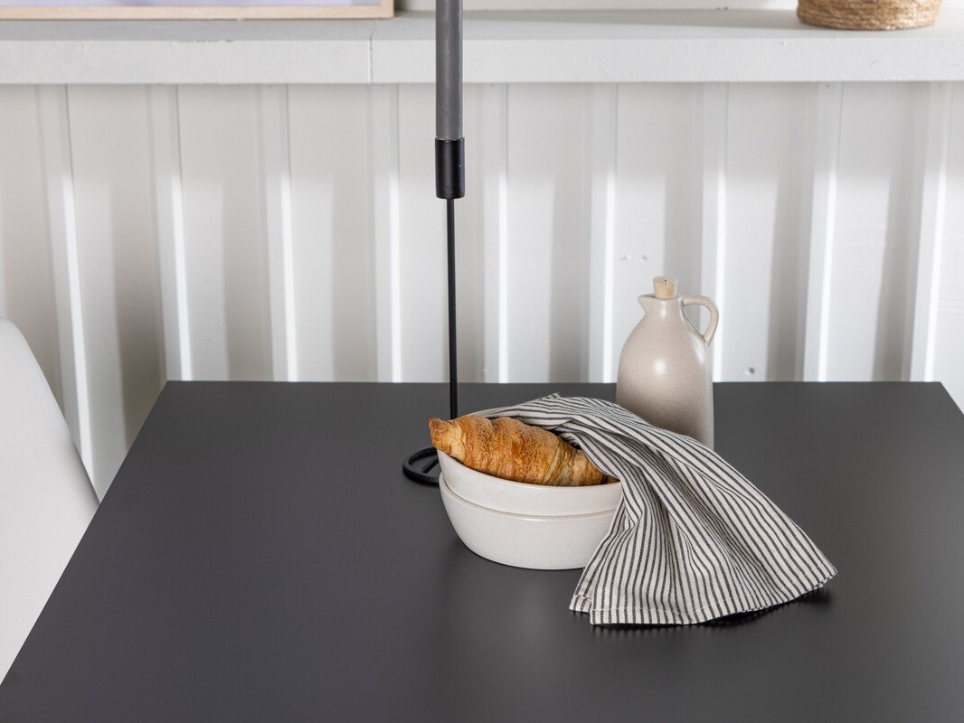 Обеденный гарнитур Dallas 4049 (Белый + Чёрный)