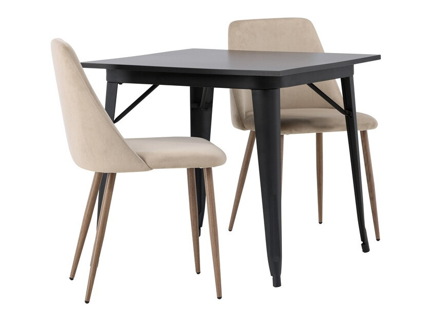 Обеденный гарнитур Dallas 4049 (Бежевый + Орех)