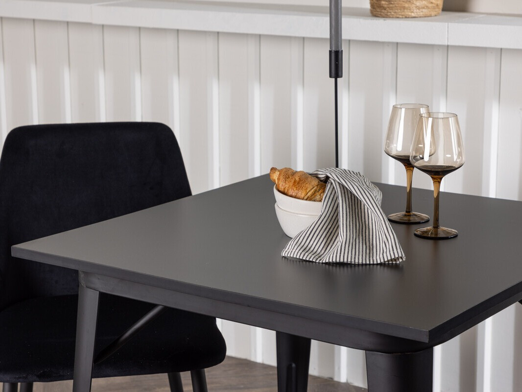 Обеденный гарнитур Dallas 4049 (Чёрный)