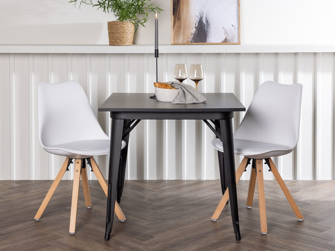 Обеденный гарнитур Dallas 4050 (Белый + Светлое дерево)