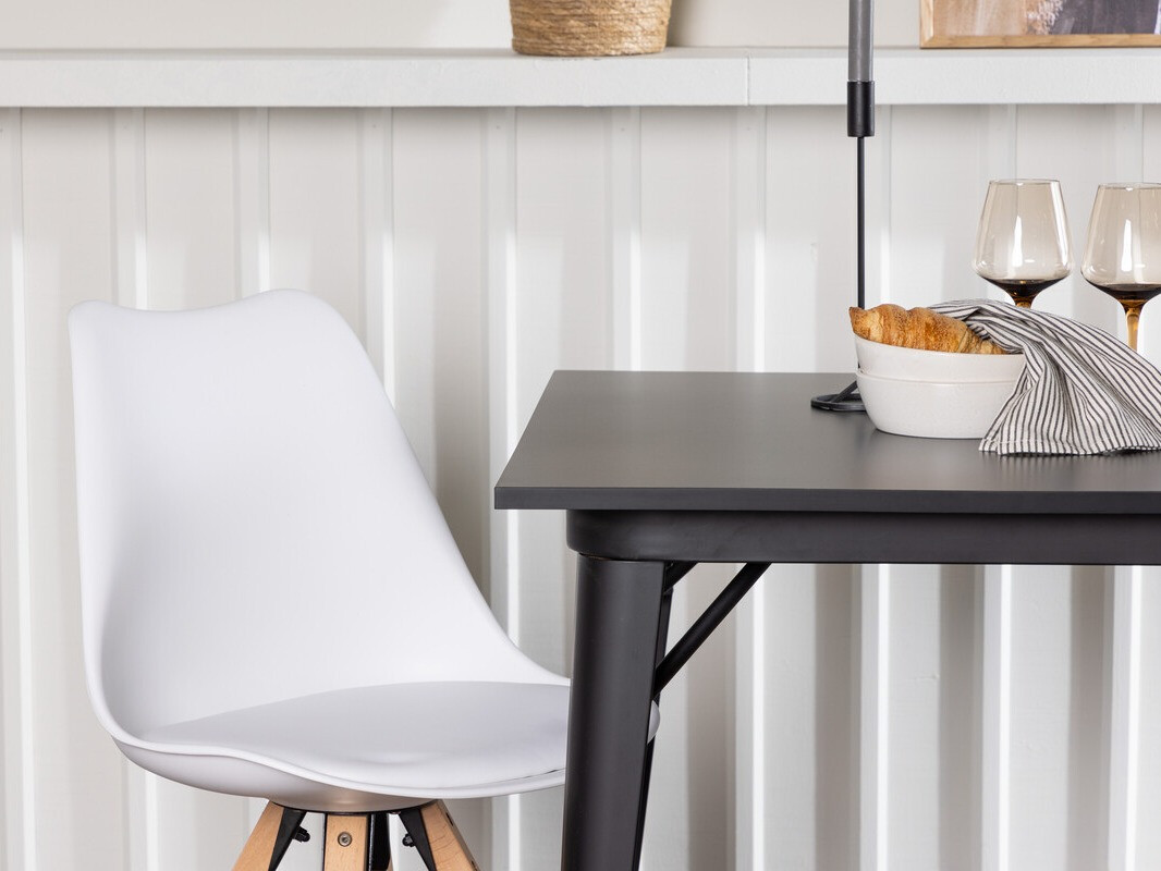 Обеденный гарнитур Dallas 4050 (Белый + Светлое дерево)