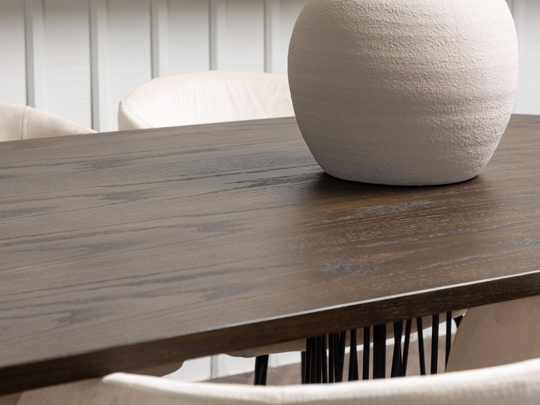 Ēdamistabas komplekts Dallas 4063 (Krēms + Melns)