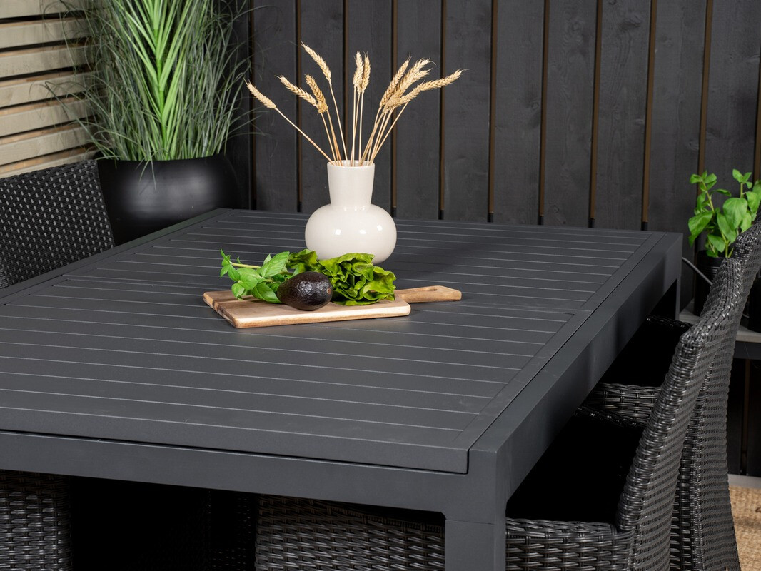 Dārza galds Dallas 2813 (Melns)