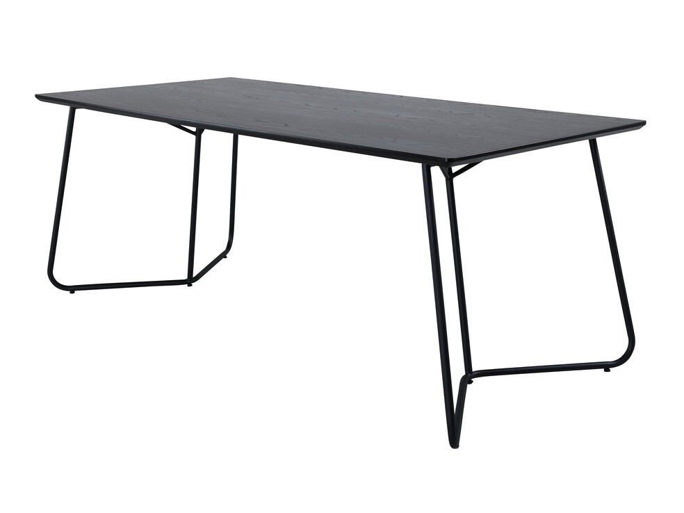 Ēdamistabas komplekts Dallas 2569 (Gaiši pelēks + Melns)