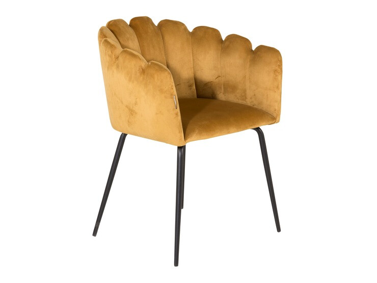 Ēdamistabas komplekts Dallas 313 (Dzeltens + Melns)