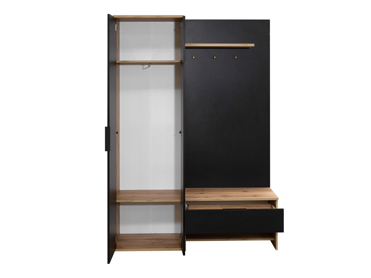 Priekšnama komplekts Honolulu 160 (Melns + Votan ozols)