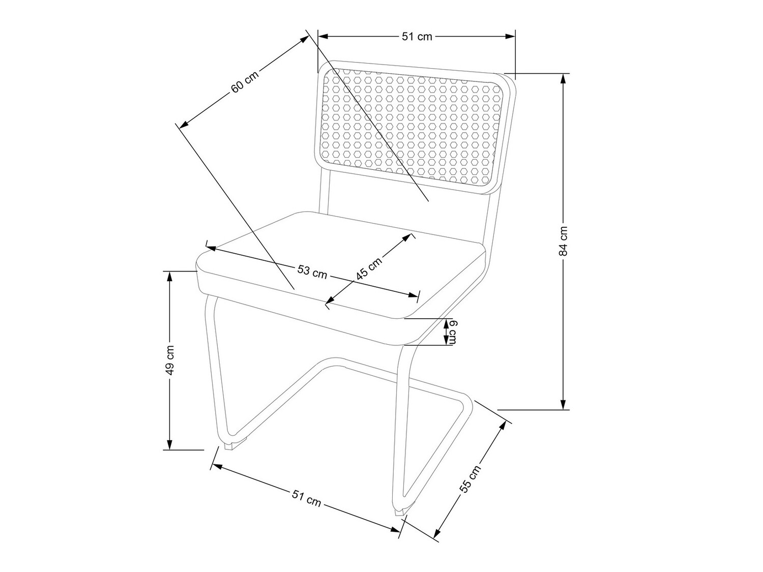 Krēsls Houston 1465 (Pelēks)