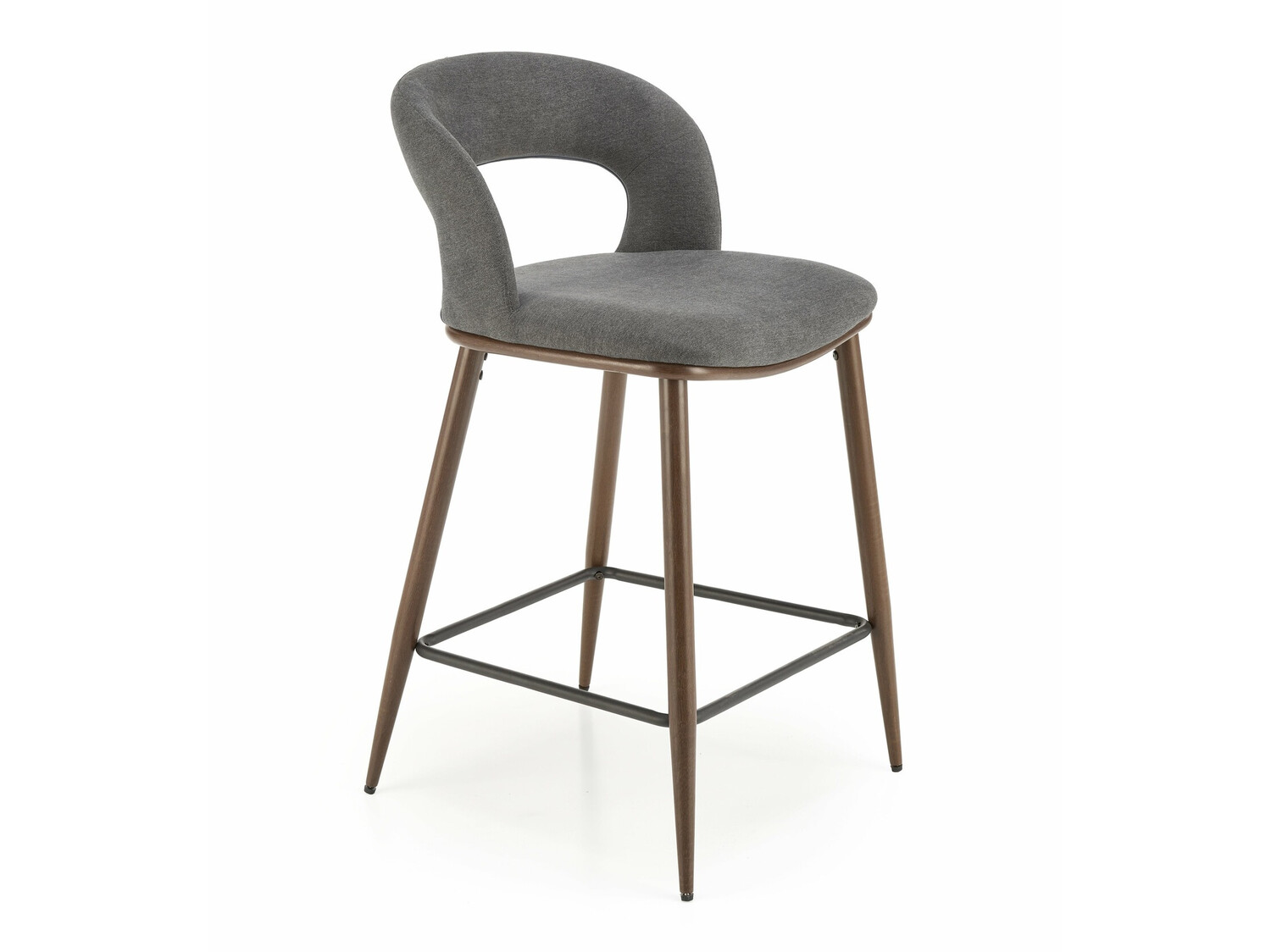 Zemais bāra krēsls Houston 1932 (Pelēks)