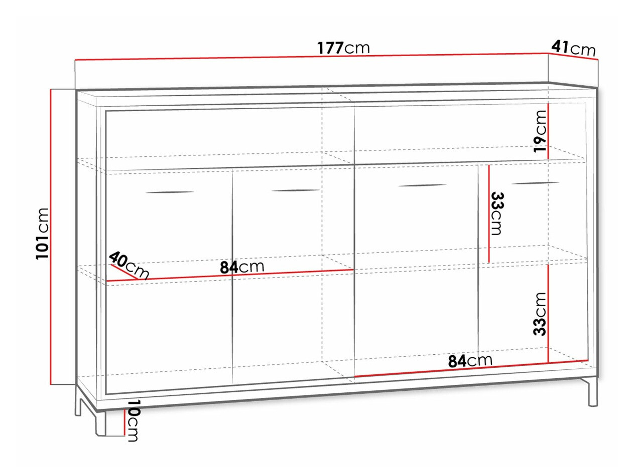 Kомод Etrmoni 105 (Светлое дерево)