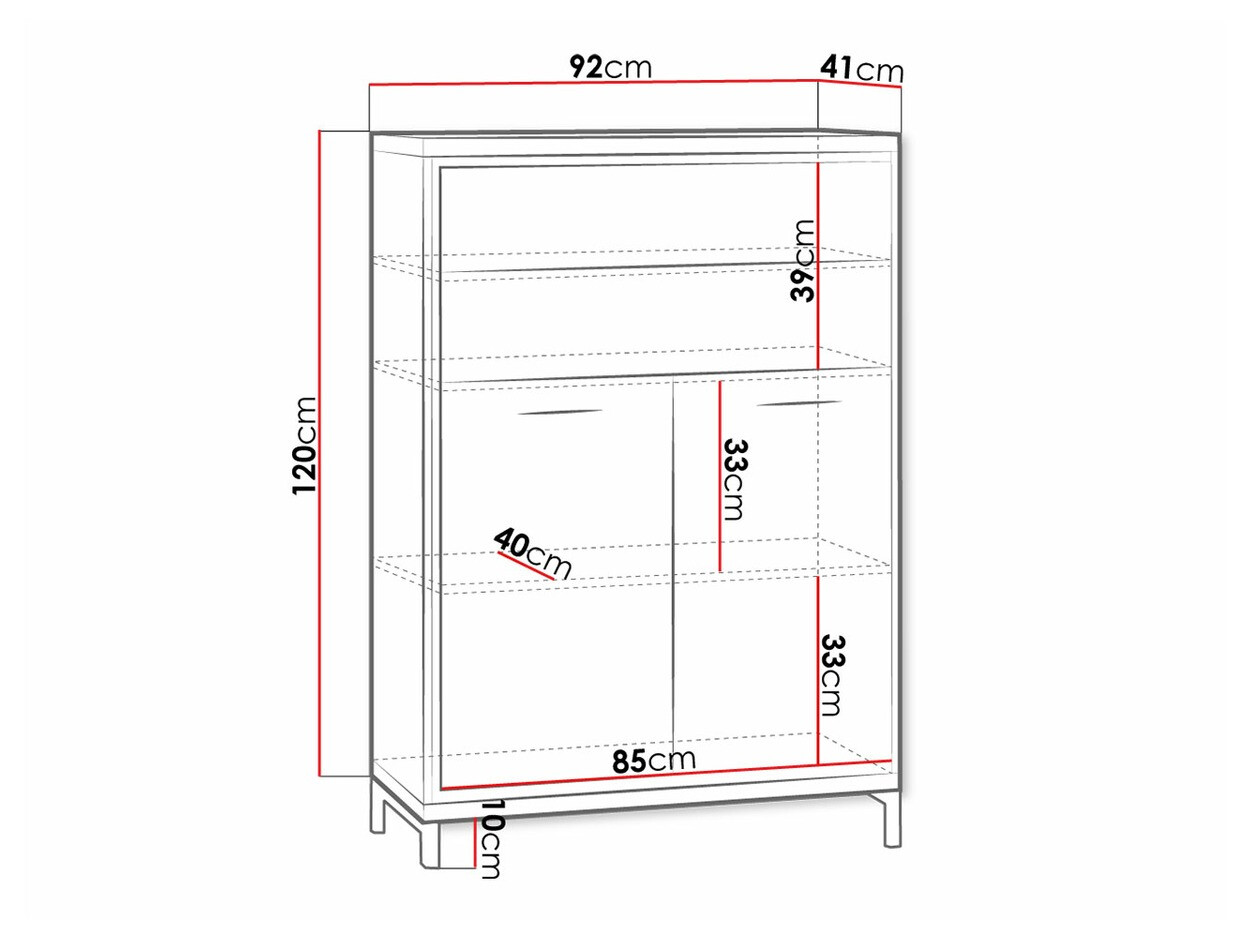 Kumode Etrmoni 103 (Gaišs koks + Ozols)