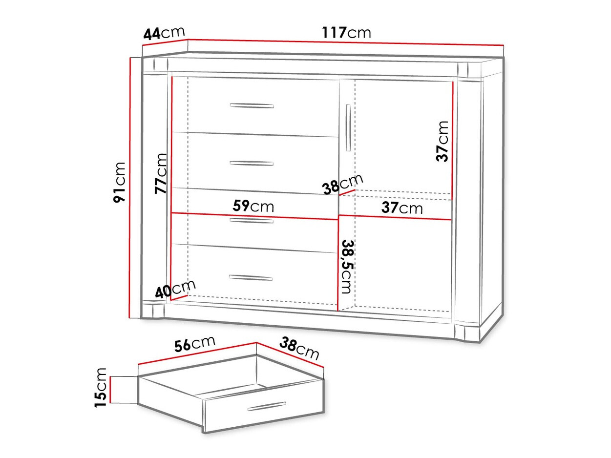 Kumode Lorelie 102 (Trifele ozols)