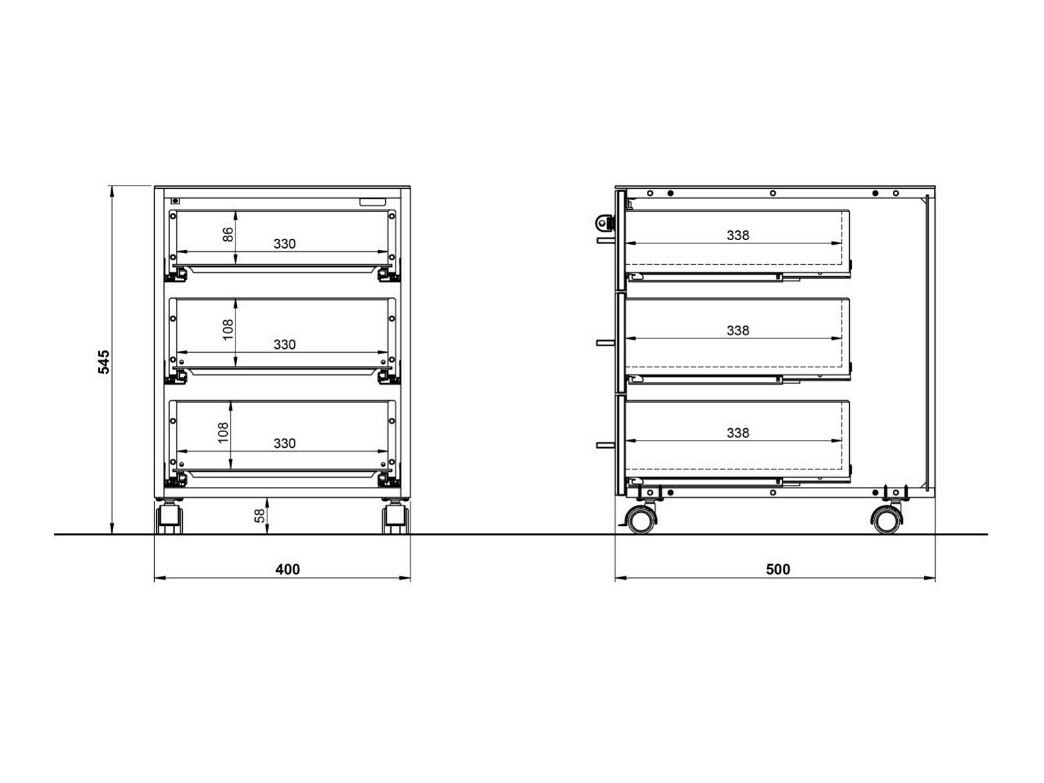 Atvilktņu bloks Catcamu 101 (Glancēts balts)