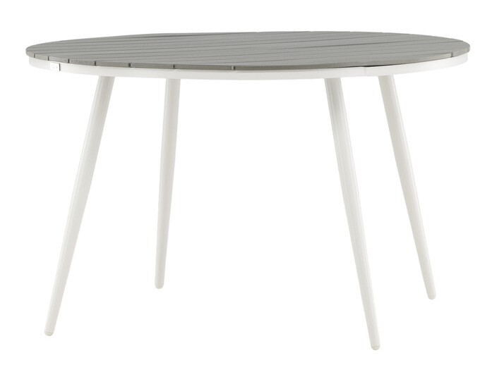 Galds un krēslu komplekts Dallas 4089 (Pelēks + Balts)