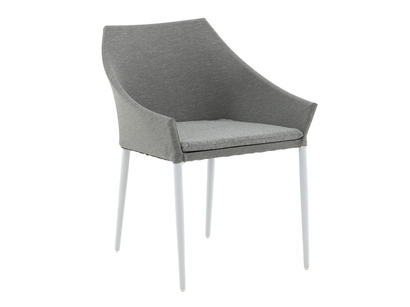 Galds un krēslu komplekts Dallas 4089 (Pelēks + Balts)