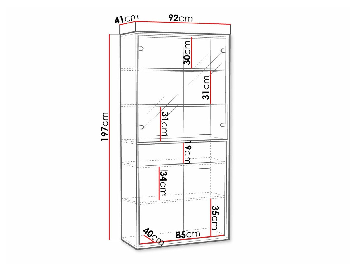 Plaukts Etrmoni 102 (Gaišs koks)