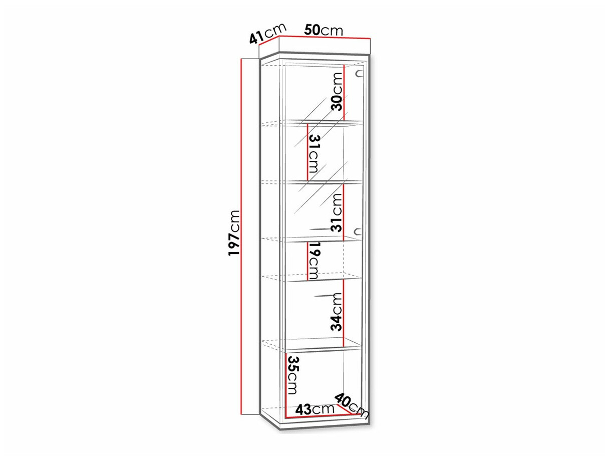 Plaukts Etrmoni 108 (Gaišs koks)
