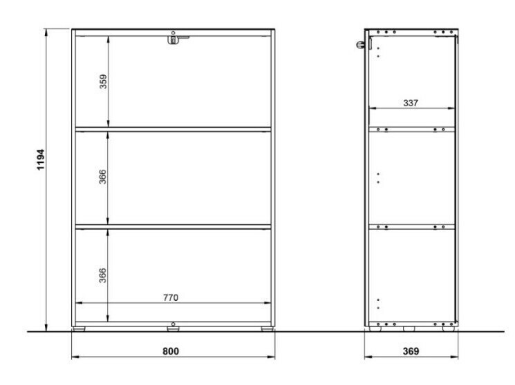 Шкафчик Catcamu 102 (Глянцевый белый + Navarra дуб)
