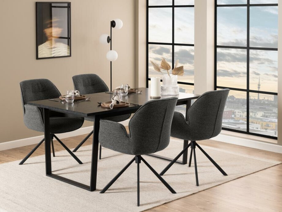 Стул Norsica 696 (Антрацит + Чёрный)