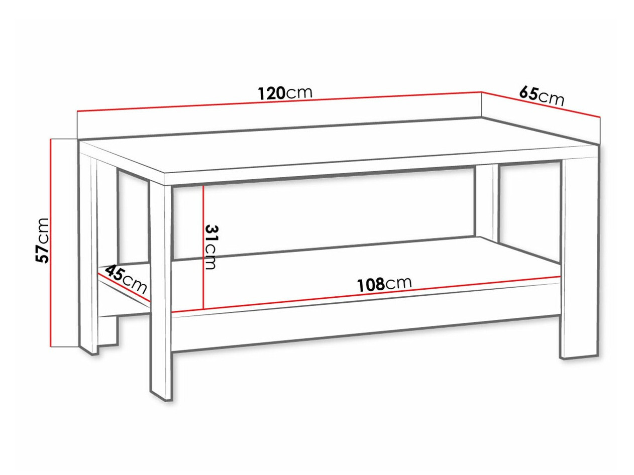 Žurnālu galdiņš Etrmoni 117