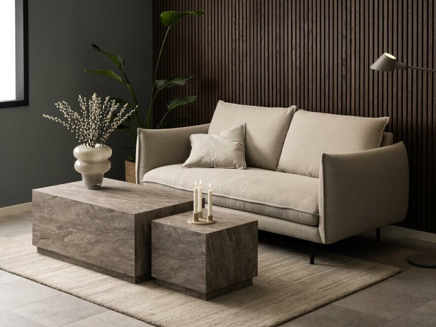 Žurnālu galdiņu komplekts Norsica 894 (Pelēks marmors)