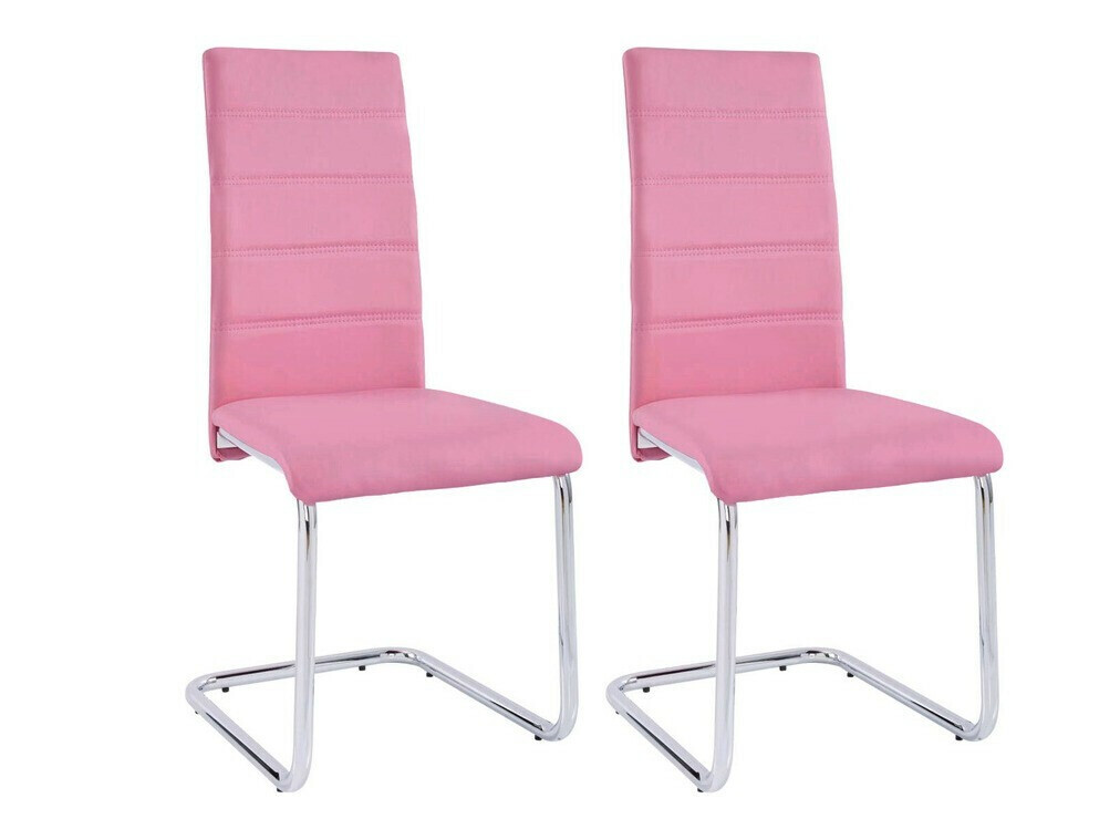 Обеденный гарнитур Denton 1130 (Белый + Розовый)