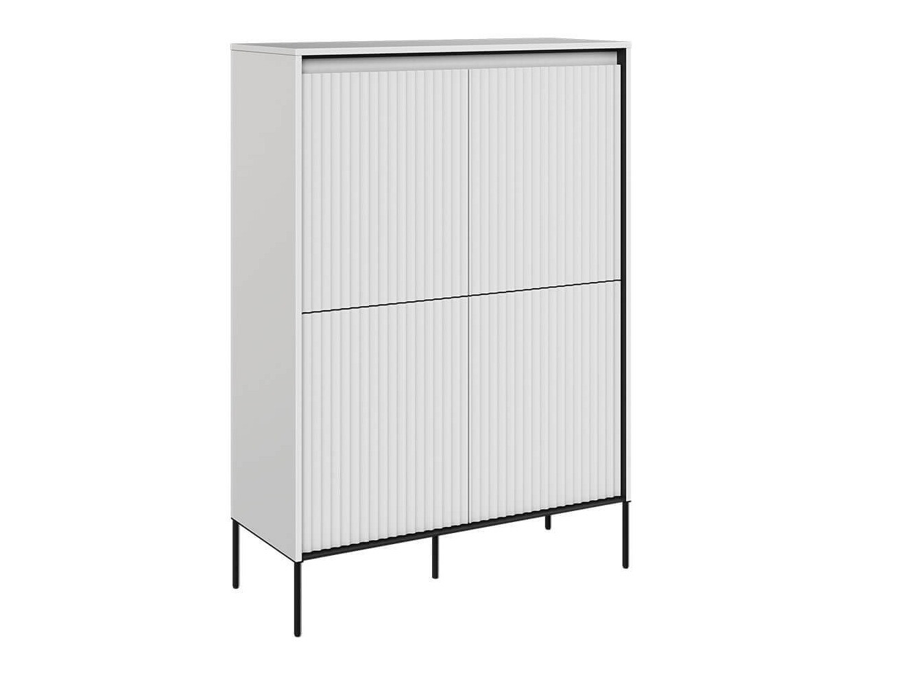 Skapis Fernolu 102 (Balts + Melns)