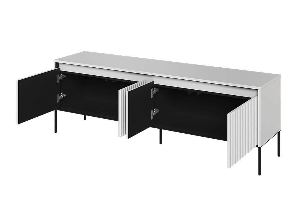 TV galds Fernolu 104 (Balts + Melns)