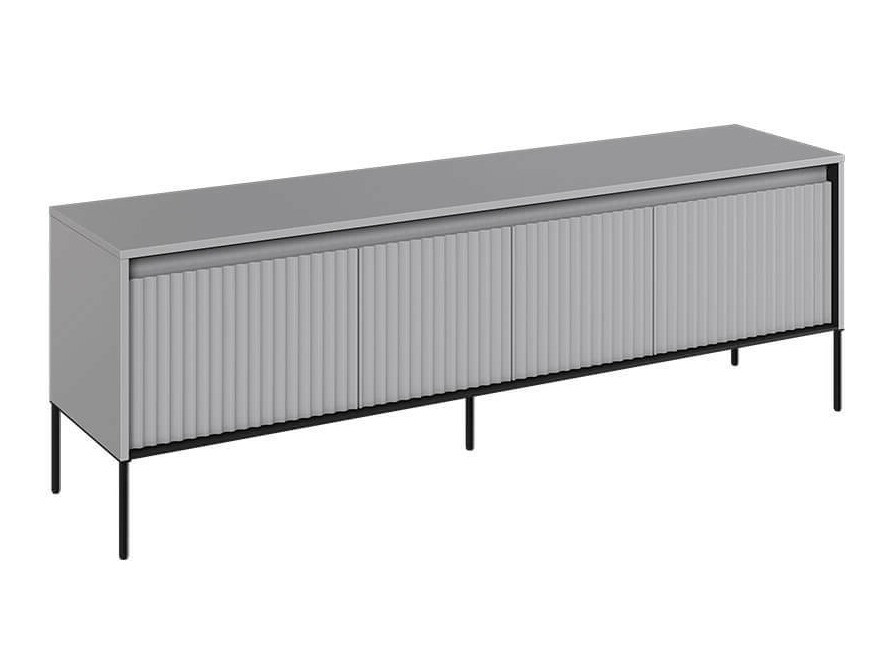 TV galds Fernolu 104 (Pelēks + Melns)