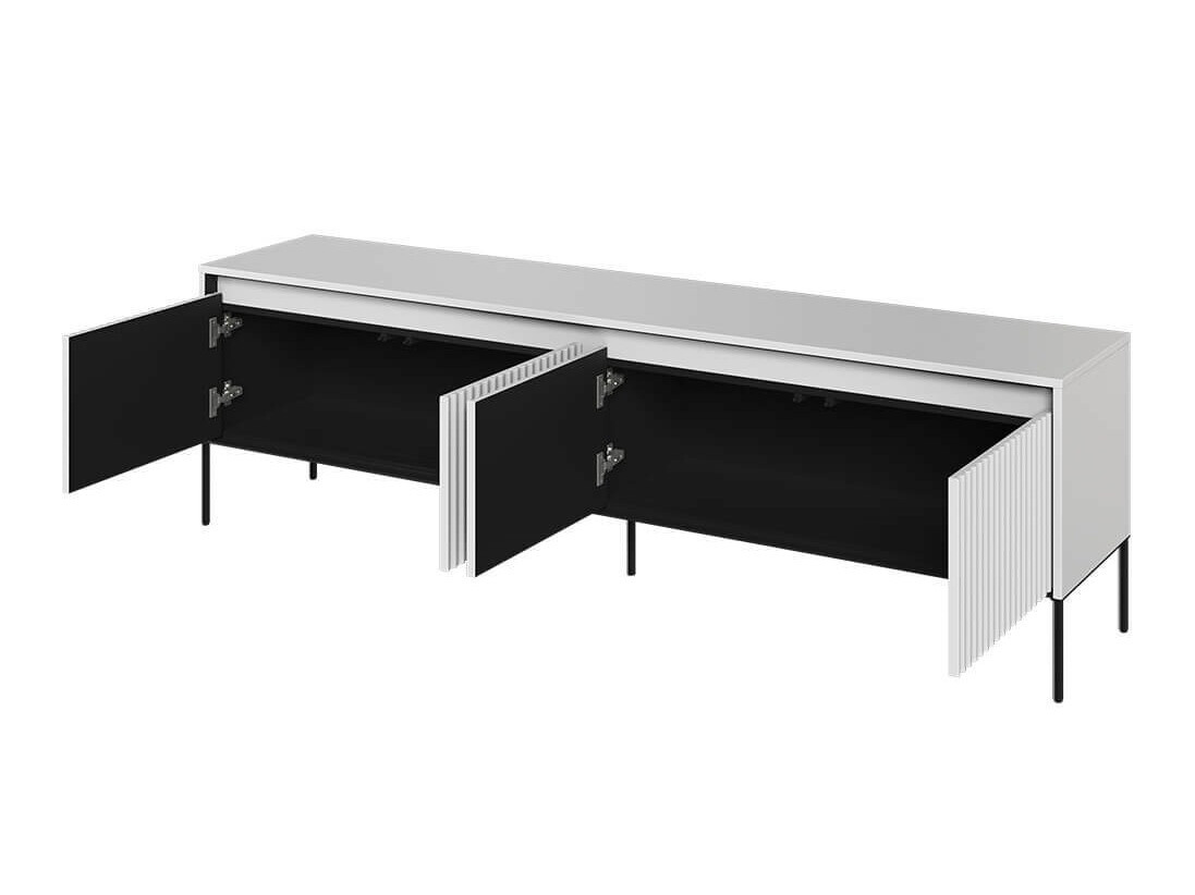 TV galds Fernolu 105 (Balts + Melns)