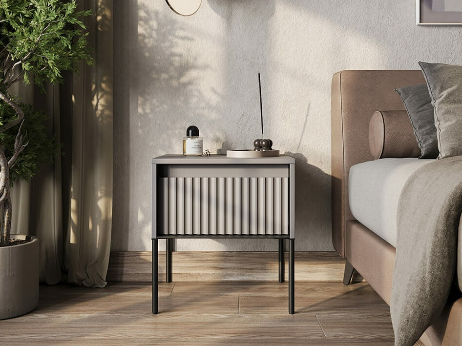 Naktsgaldiņš Fernolu 111 (Pelēks + Melns)