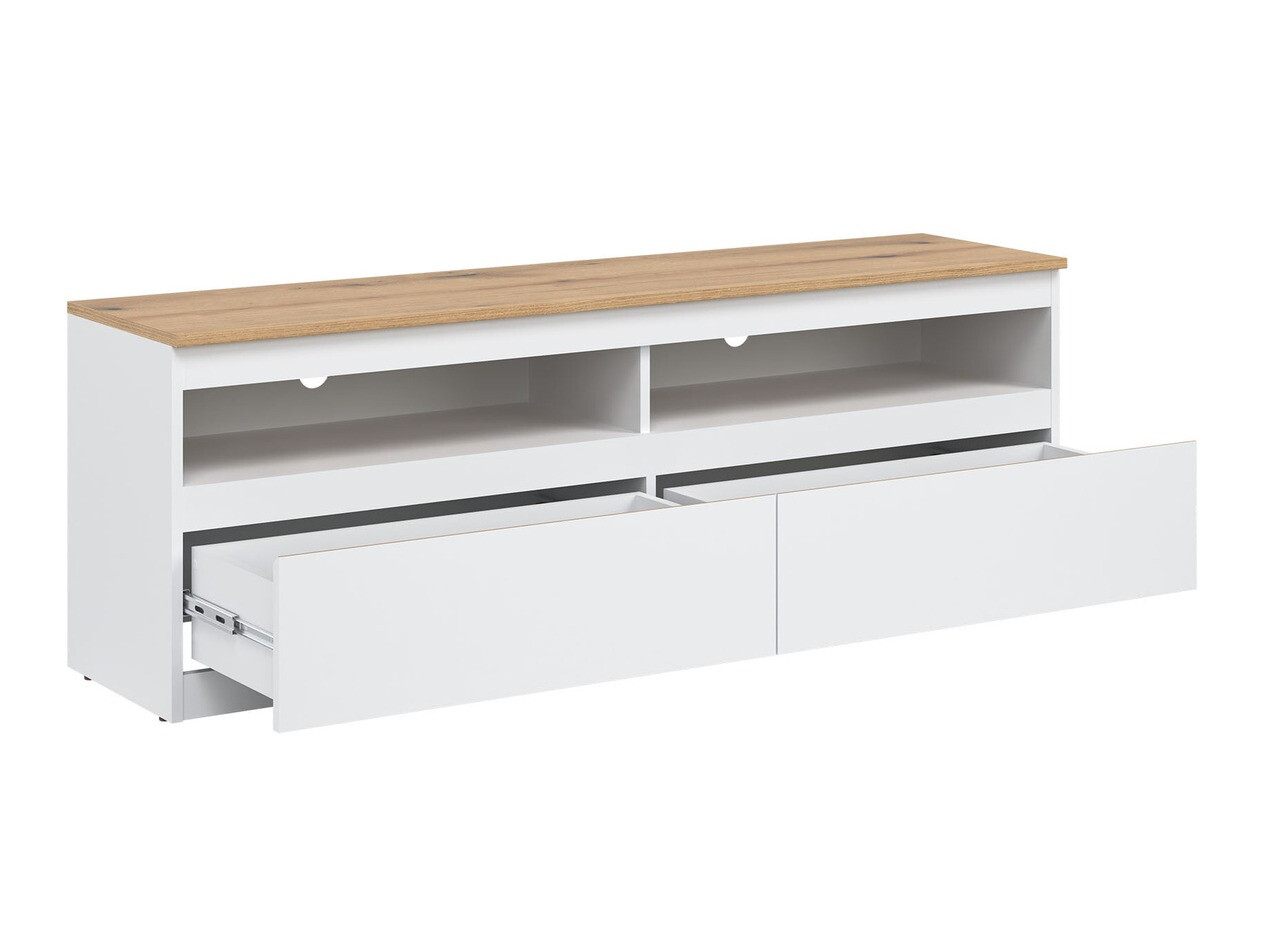 ТВ тумба Catelbi 100 (Белый + Дуб)