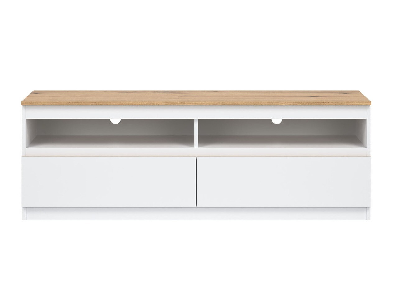 ТВ тумба Catelbi 100 (Белый + Дуб)