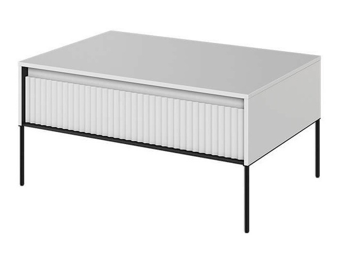 Žurnālu galdiņš Fernolu 110 (Balts + Melns)