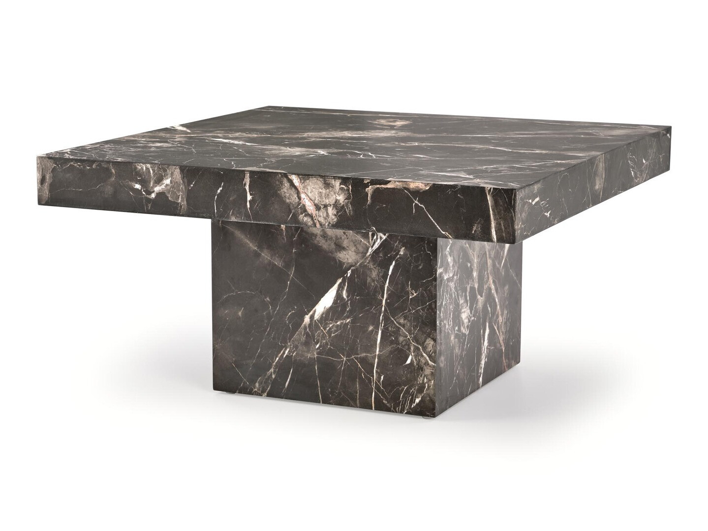 Žurnālu galdiņš Houston 1484 (Melnais marmors)