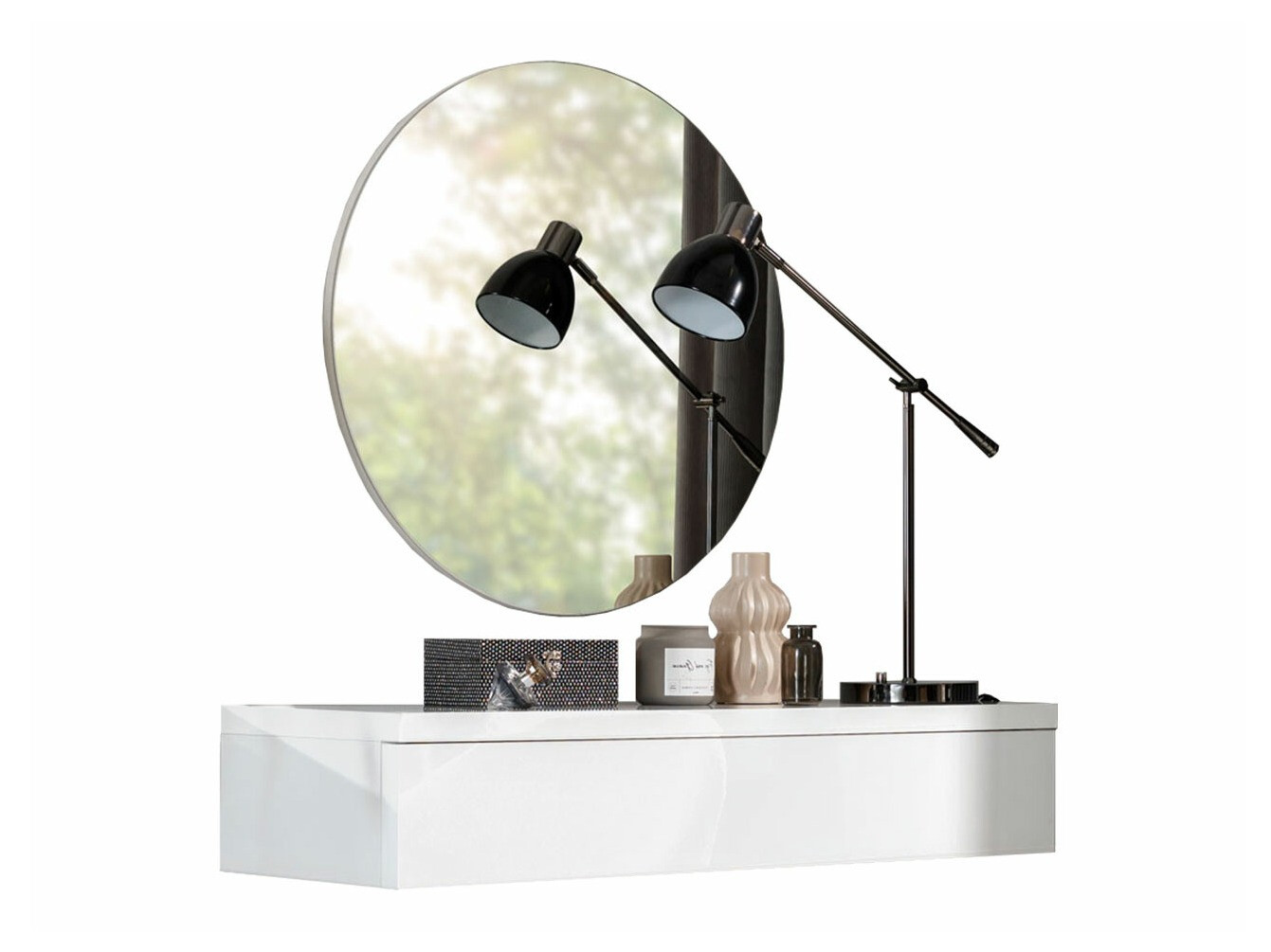 Grima galds Delpher I (Balts + Glancēts balts)