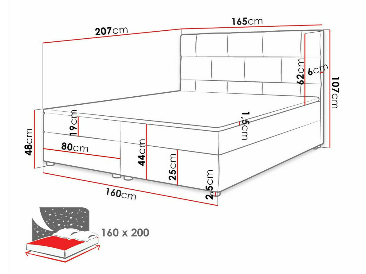 Kontinentālā gulta Memphis 103 (Itaka 11)