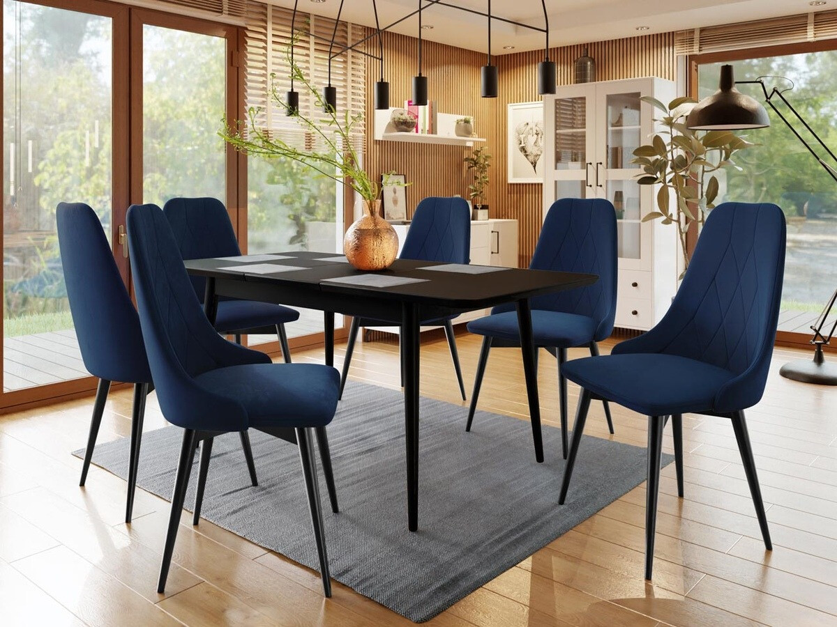 Стул Racine 112 (Чёрный + Magic Velvet 2216)