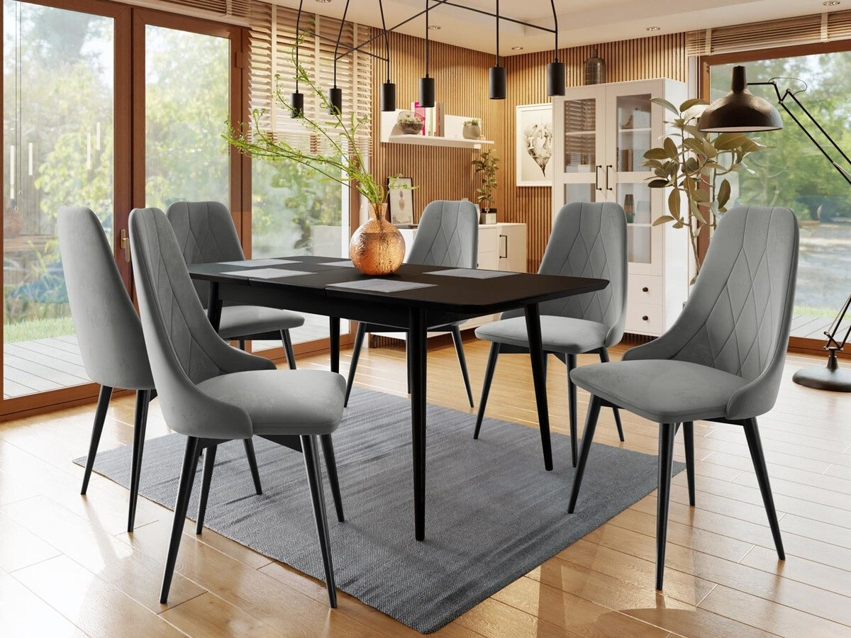 Стул Racine 112 (Чёрный + Magic Velvet 2217)