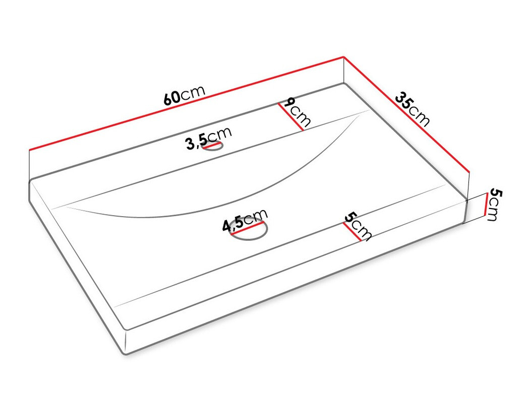 Набор для ванной комнаты Comfivo Livciro 100 (Белый)